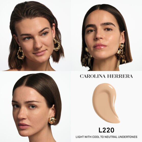 CAROLINA HERRERA NUDE COUTURE TRIPLE MOISTURE SERUM FOUNDATION L220 30 ML
